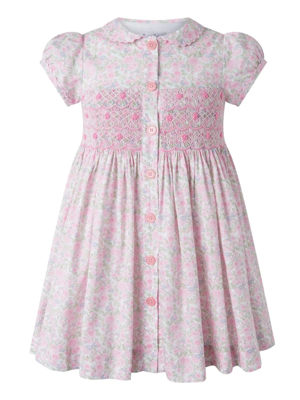 Rachel Riley Pink Floral Dress